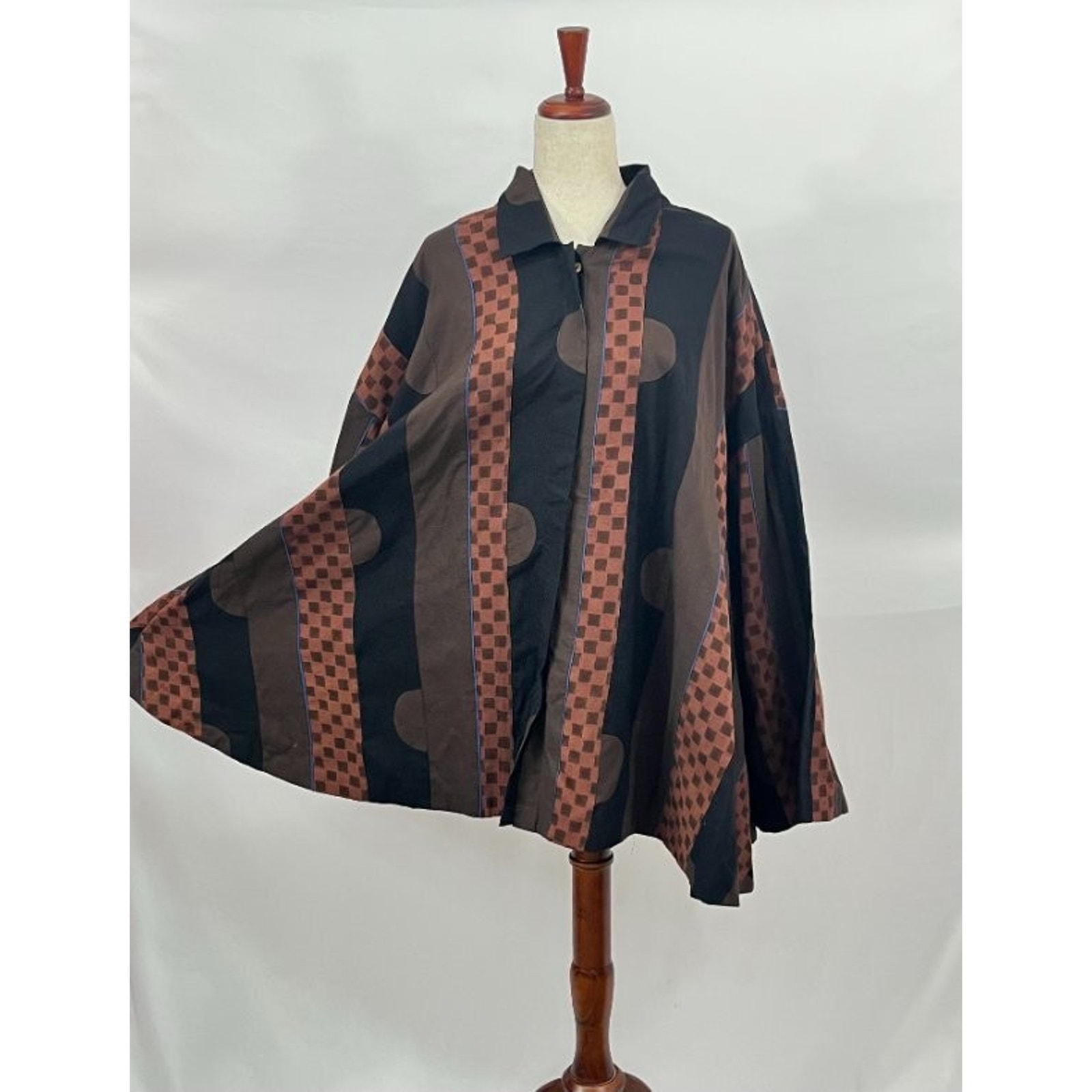 World Of Crow Sz S Small Oversize A-Line Swing Jacket Shirt Top — image 5 of 8